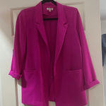 TCEC  Fuchsia Blazer Jacket Photo 0