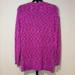 Le Superbe Silk Cashmere Cardigan Sweater Fuchsia Purple Size Small‎ Photo 4