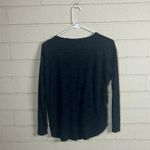 Madewell  Black V Neck Long Sleeve Top size S Photo 2