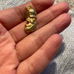 Precious Moments Vintage  Boy Angel Religious Gold Tone Lapel Hat Tie Pin. Photo 2