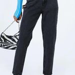 Princess Polly ZAIDEN STRAIGHT LEG JEANS BLACK DENIM size 10 Photo 0