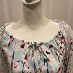 Haute Hippie , boho floral tunic, long open sleeve, lined, high low cut, SZ xxs Photo 1