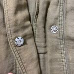 Free People oversize coat low cut collar 1 button close sz S Photo 7