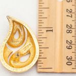 Avon Magatama Paisley Teardrop Stud Earrings Multiple Photo 2