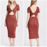 Naadam cashmere and cotton reversible knit dress NEW Brown Size M Photo 3