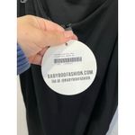 Babyboo Beatrix Maxi Dress Black Slit Formal Evening Gown NWT XS Y2K Photo 6