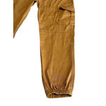 SheIn Jogger Pants Womens XL Brown Cargo Elastic Waist Ankle Draw String Pockets Photo 5