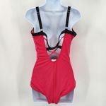 Calia Swimsuit One Piece Pink Black Padded Bra Adjustable Mesh Swimwear Medium Photo 1