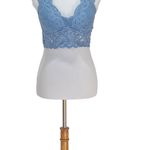Anemone  Lace Bralette Blue Size XXL Festival Hippie Coastal Boho Summer Casual Photo 4