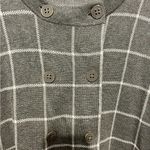 Banana Republic  Gray Windowpane
Cardigan Double Buttons size medium Photo 1