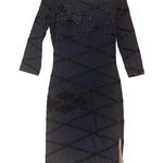 Kay Unger black hole punch cocktail dress with side slit size‎ 8 Photo 0