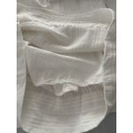 Faherty Isha Dress Womens Small White Organic Cotton Coastal Beachy Lagenlook * Photo 6