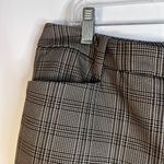 Calvin Klein Brown Tweed Plaid Modern Fit Straight Leg Trouser Pant Size 12 Photo 2