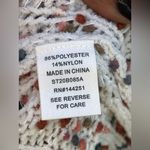 Moon & Madison Confetti Cowl Cable Knit Sweater Size M Photo 6