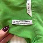 Clothes Brand 100% Pure Cotton Green Women's Collard Sleeveless V Photo 5