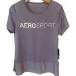 Aeropostale AERO Sport T Shirt Womens M Purple Graphic Short Sleeve Crew Neck Activewear Top Photo 0