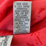 Jane Ashley Vintage ‘90s  Coral Embroidered Hem Scoop Neck Sleeveless Maxi Dress Photo 7