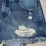 RVCA  Denim High rise boyfriend Distressed Jean Shorts 100% cotton size 28 NEW #7 Photo 1