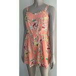 Love & Piece Collective Peach Floral Romper NWT! Photo 2