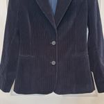 frame denim Frame The Femme Corduroy Blazer Navy Size 4 Photo 6