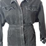 Free People Bo Denim Mini Dress Black M Vintage Western 90s Photo 6