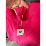 Sugar Babe NWT Hot Pink Sheer Blouse Short Sleeve Women’s Size Small Photo 3