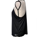 Nike large dri-fit black tank athletic scoop neck halter pullover sleeveless gym Photo 1