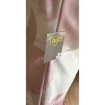 Taylor Cowl Neck Printed Satin Slip Dress Pink White Size 10 Midi Satin NWT Photo 10