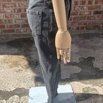 Hollister  faded grey ultra high rise mom jeans / 1 Short / Excellent condition Photo 4