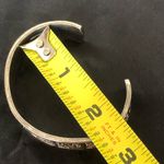 Sterling Silver  Granulated Oxidized Scroll Cuff Bracelet Vintage Photo 9