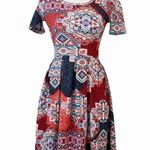 LuLaRoe Amelia Zip Up Pleated Dress Photo 1