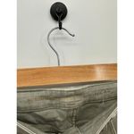 Chico's Women So Slimming Girlfriend Slim Leg Crop Size 6 Green Eyelet Hem Vaca Photo 5