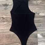 Pretty Little Thing  BLACK SLINKY ASYMMETRIC CUTOUT SLEEVELESS Bodysuit NWT #46 Photo 0