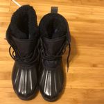 Eddie Bauer Vintage Black, Quilted Waterproof Lined Snow Duck Boots Size 10 Photo 1