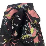 Tanya Taylor  Nikiya Shorts Pink Black Floral Print Flared Leg Side Zip Sz 0 NWT Photo 2