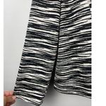 Chico's Chico’s Black White Zebra Geometric Print Open Front Long Sleeve Blazer Sz XL/16 Photo 1