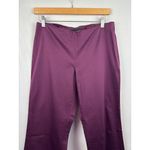 Women’s MODA International Size 8 Plum Straight Leg Slacks Purple Photo 1