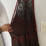 Free People party dress mini red lace size 4 Photo 5