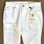 Pistola NWT  White Out Ripped Crop Jeans Size 28 Photo 2