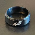 Philadelphia Eagles Ring Size 9 Black Photo 1