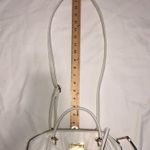 Juicy Couture  Crossbody Bag White Pebbled Convertable Adjustable Gold Zip Top Photo 7