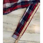 EXPRESS * Women's Size SP Plaid Roll-Tab Button-Down Shirt Casual Chic Stylish Photo 7