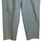 Silvercord Vintage High Waist Pleated Front Tapered Leg Jeans 100% Cotton 80s 14 Blue Photo 2