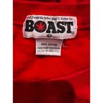 Vintage BOAST Mickey Mouse Tennis Sweatshirt Size L Red Photo 3