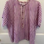 Emerson Fry India Collection Purple Striped Top OS Size undefined Photo 0