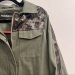 Madden Girl Madden NYC Olive Green with Sequin Trim Utility jacket - Medium Photo 4