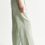 Abercrombie & Fitch Tailored Linen-Blend Wide Leg Trousers Photo 4