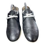 Naturalizer  Jaque Women's Black w/ White Trim Leather Lace Up Sneakers size: 7.5 Photo 3