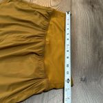 Madewell  High Rise Lined Running Shorts Brown Mustard Size‎ Small Photo 5