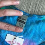 Gildan Beach Vibes Rainbow Tie Dye Graphic Tee Tank Top Size Small Photo 2